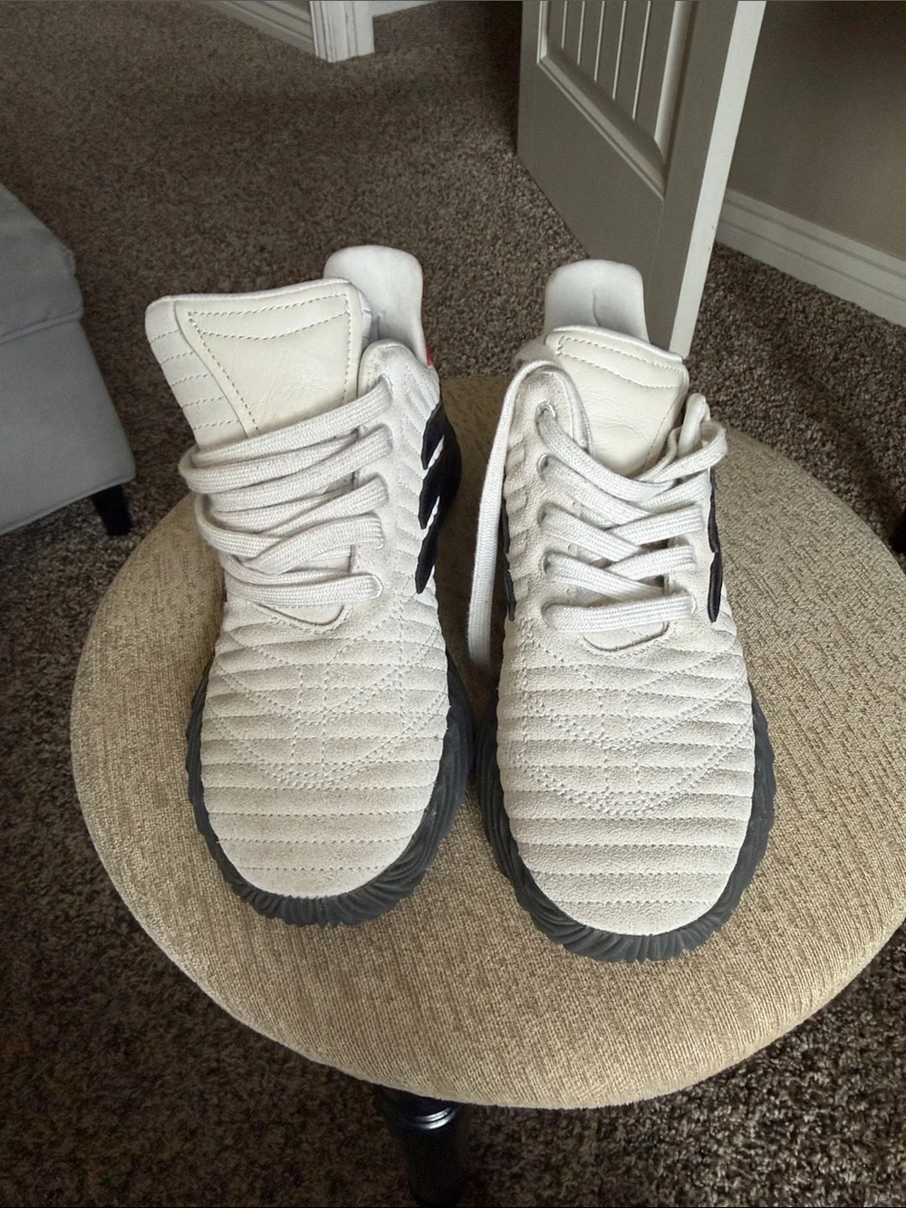 adidas Sobakov Off White Core Black Raw Amber